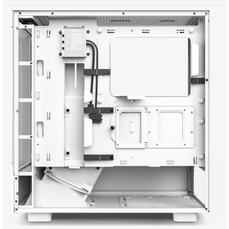NZXT H5 Elite Tower - Expanded ATX Case - No Power Supply - Sleek White Design for Ultimate Performance